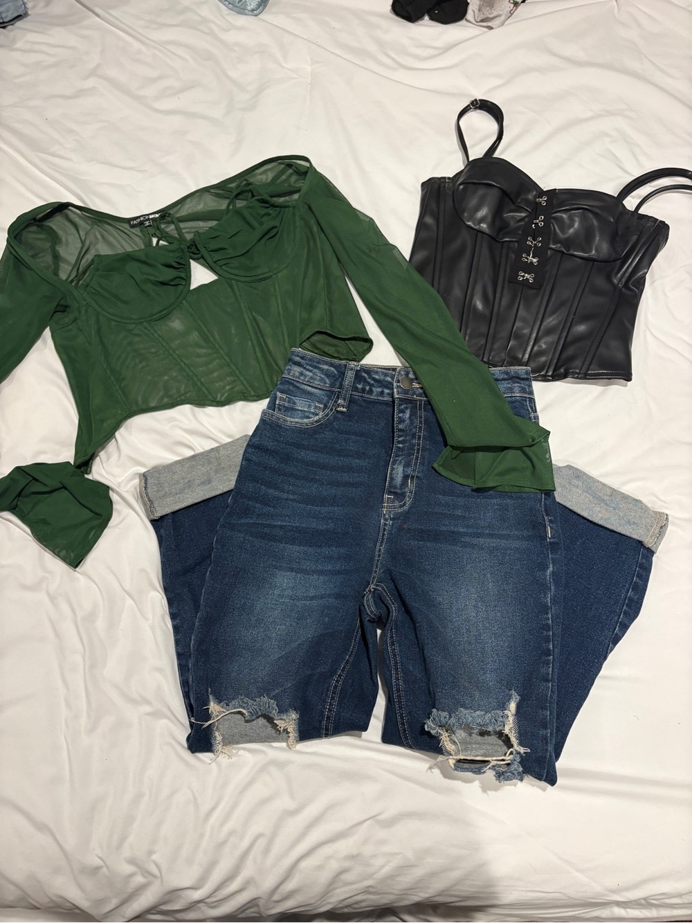 Fashion Nova Corset Denim Bundle
